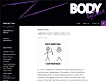 Tablet Screenshot of bodybydave.org